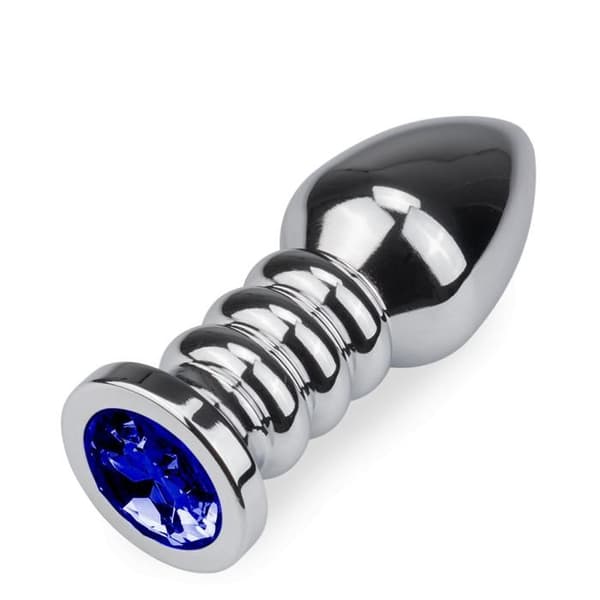 XL ringad rosenknopp anal juvel - 8 färger