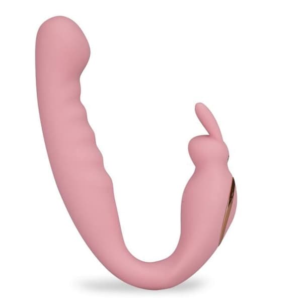 Böjd G-Spot Vibrator Sweet Bunny Pink