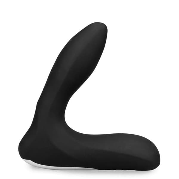 Svart vibrerande och uppblåsbar speciell sexleksak för prostataorgasm