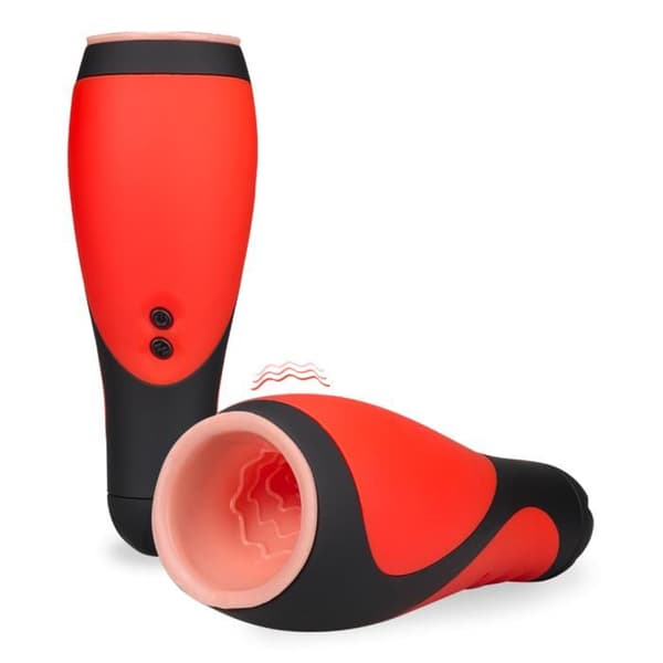 Masturbator - KÄRLEK &amp; VIBRAR - Vibrerande Sugare - Silikon - 30 Vibrationslägen - 8 cm i Diameter