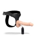 Miniatyrbild 1 av 6: XL vibrerande strap-on dildo 23,0cm Landon