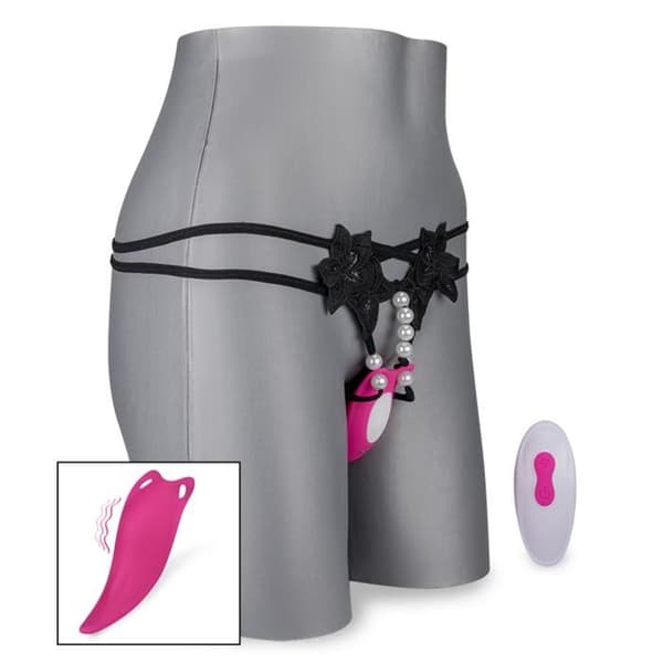 Rebecca fjärrstyrda vibrerande trosor - LOVE AND VIBES Collection Pink