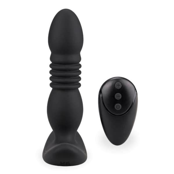 Mercury fram och tillbaka analplugg och vibrationer - LOVE AND VIBES Collection Black