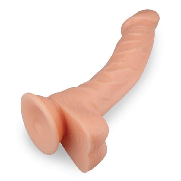 Krukig realistisk dildo 20,0cm - för män och kvinnor