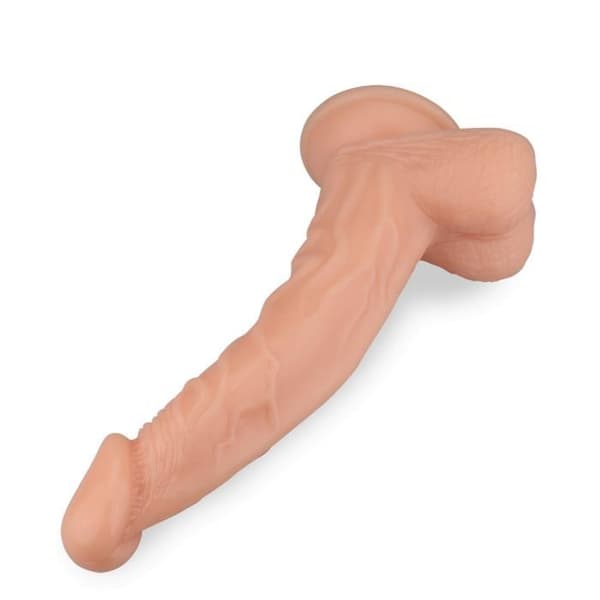 Krukig realistisk dildo 20,0cm - för män och kvinnor
