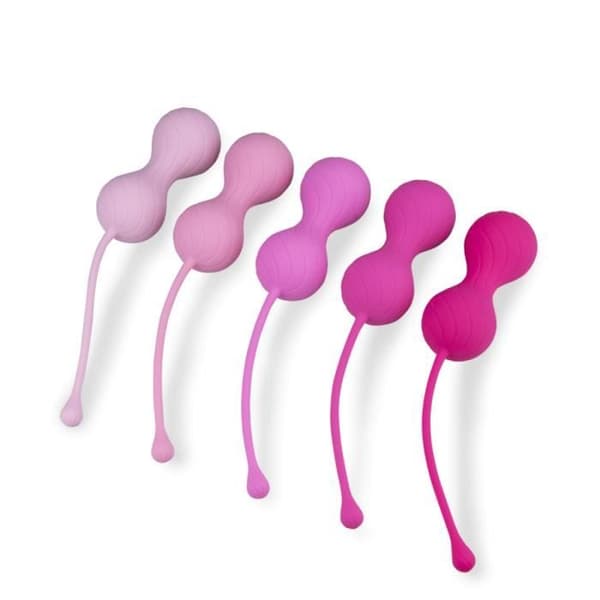 Set med 5 Tina geishabollar - Eroballs Pink Collection
