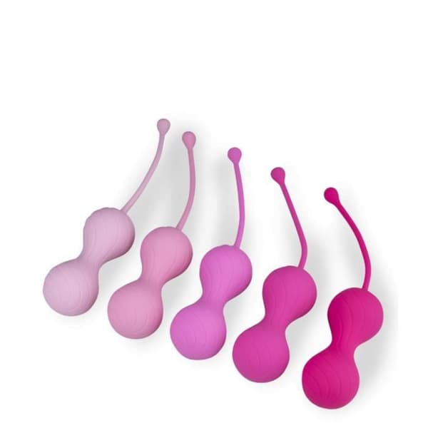 Set med 5 Tina geishabollar - Eroballs Pink Collection