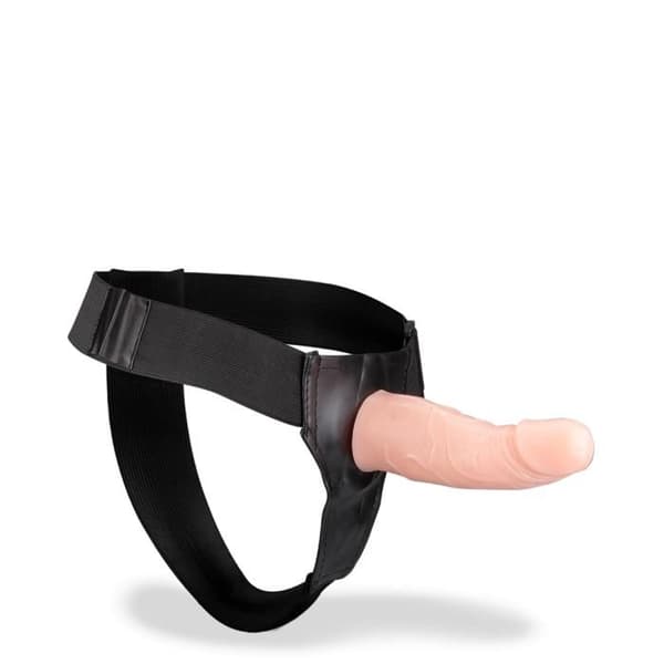 Vibrerande realistisk ihålig strap-on dildo