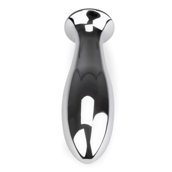 Ständigt vibrerande analplugg i metall - LOVE AND VIBES Chrome Collection