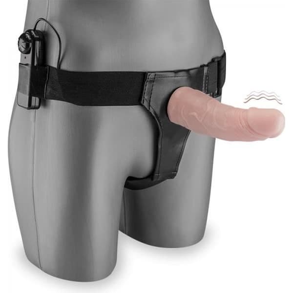 Gode Ceinture Creux Réaliste Vibrant Non Chair