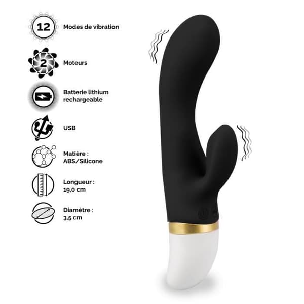 Härlig Black Rabbit Vibrator