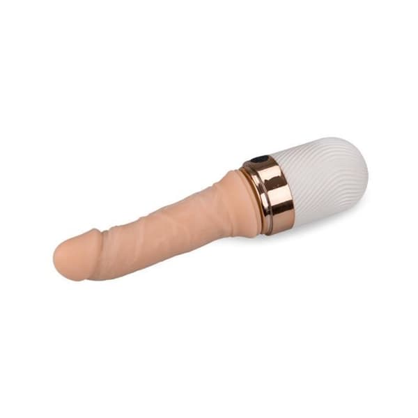Mister Hide vibrerande dildo fram och tillbaka - Feeling White Collection
