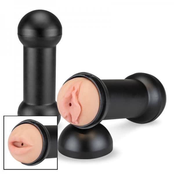 Dubbel masturbator smal slida och girig mun Non Black