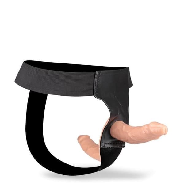 Union dubbel realistisk strap-on dildo