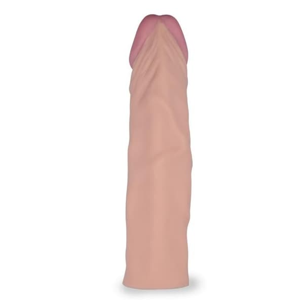 Penisförlängningsslida - LOVE & VIBES - Realistic XL - 18 cm - Bekväm - Stretchig