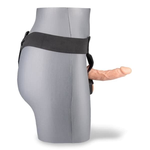 Realistisk dubbel strap-on dildo Union Light Skin