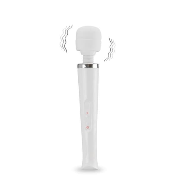 Vibromassör - KÄRLEK OCH VIBRATIONS - Vibro Fairy Wand - USB-uppladdningsbar - 10 lägen - Stor storlek