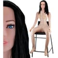 Miniatyrbild 1 av 6: Sexig brun uppblåsbar docka Rebecca som sitter