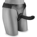 Miniatyrbild 1 av 2: Svart Silikon Strap-on Dildo 16CM Large