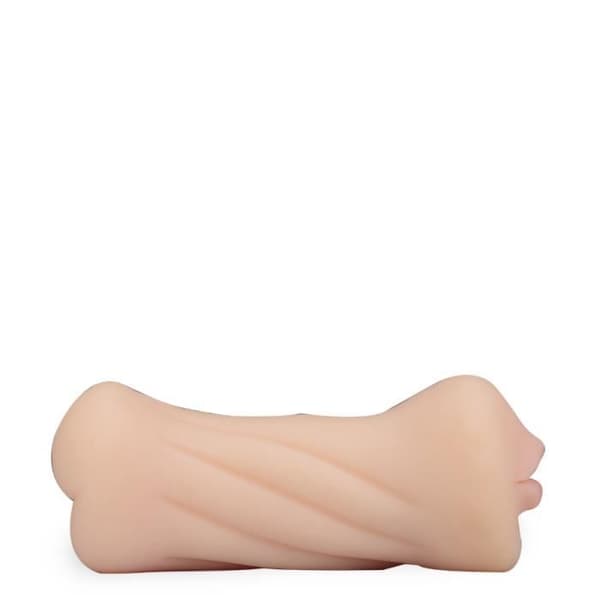 Gloria Beige sugande mun och anus