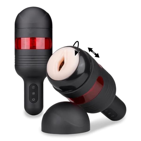 Bell Masturbator for Men - LOVE AND VIBES Collection Black