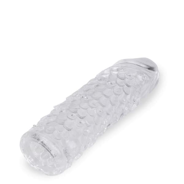 Penisförstorare - Nej - Drakskinn - 13,5 cm - Transparent - Vattentålig