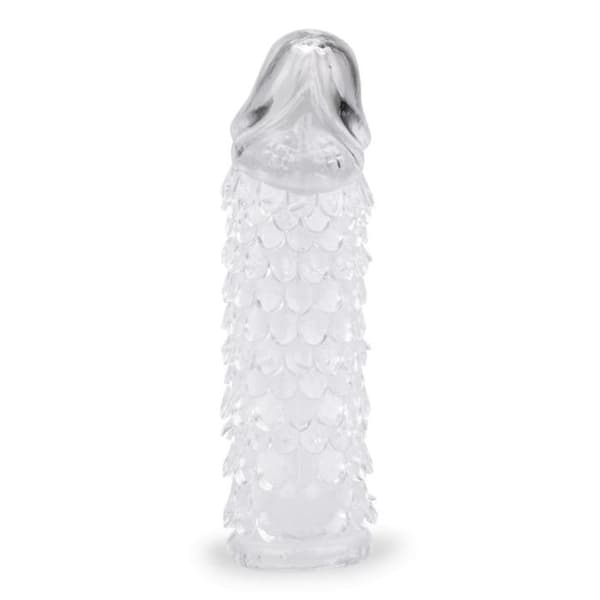 Penisförstorare - Nej - Drakskinn - 13,5 cm - Transparent - Vattentålig