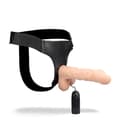 Miniatyrbild 1 av 4: XL vibrerande strap-on dildo 21,5 cm Brody