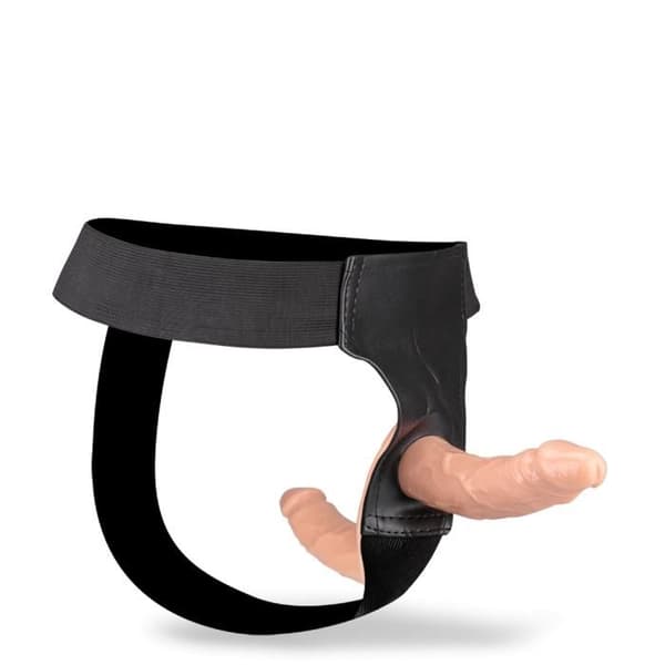Union dubbel realistisk strap-on dildo