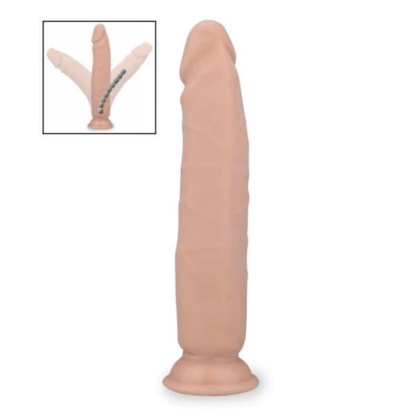 Gummivibrator realistisk artikulerad XXL