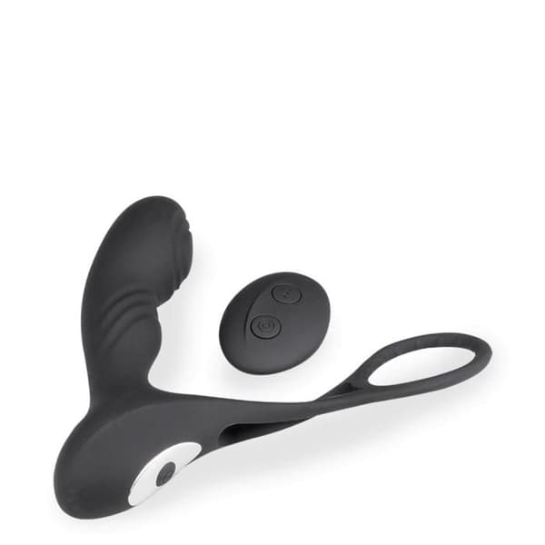 Hero vibrerande prostatastimulator med cockring