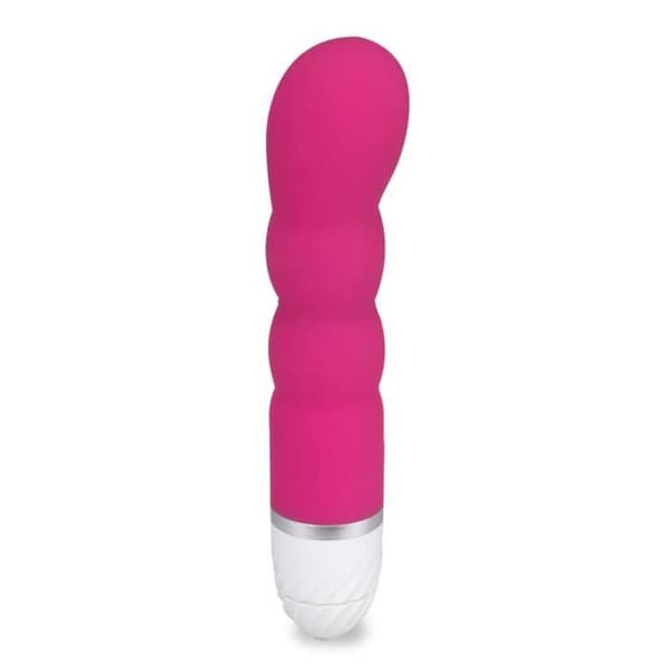 Böjd vibrator G-punktsstimulering Rosa