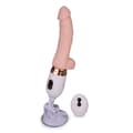 Miniatyrbild 3 av 4: Fjärrstyrd roterande fram och tillbaka dildo med sugkopp Randy White