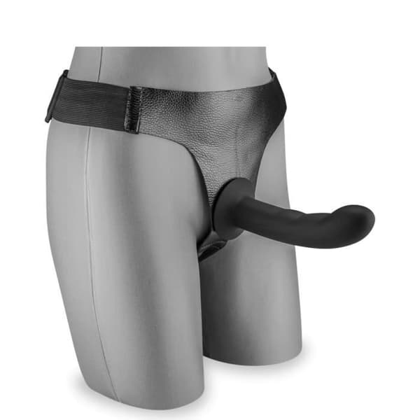 Strap-on Dildo - LOVE AND VIBES - 16CM - Mjuk silikon - Vattentät - Vuxen
