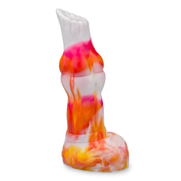 Smidig sugkoppsdildo - Seahorse - medelstor - silikon