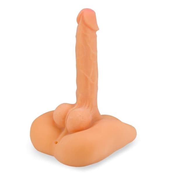Masturbator - Robin - Ledad med penetrerbart anus i realistisk stil - Orange - 4,0 cm diameter