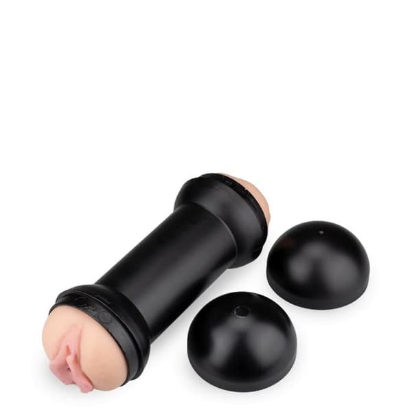 Realistisk dubbel anus och tight vagina onani