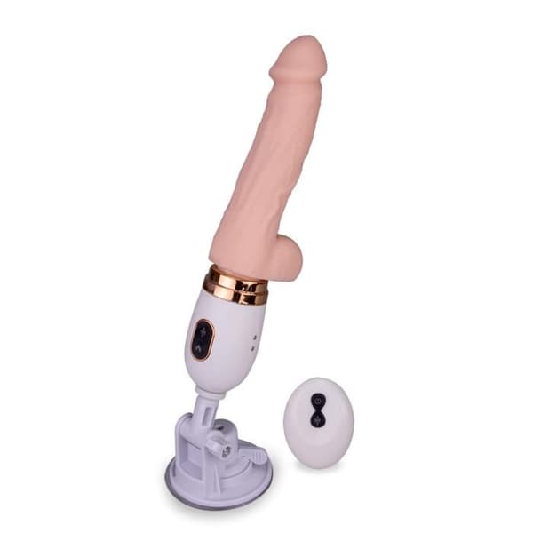 Randy Remote Controlled Thrusting Roterande Dildo med sugkopp