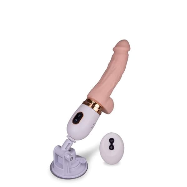Randy Remote Controlled Thrusting Roterande Dildo med sugkopp