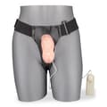 Miniatyrbild 3 av 6: XL Diameter Hollow Vibrerande Sele Dildo