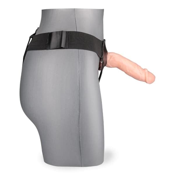 XL Diameter Hollow Vibrerande Sele Dildo