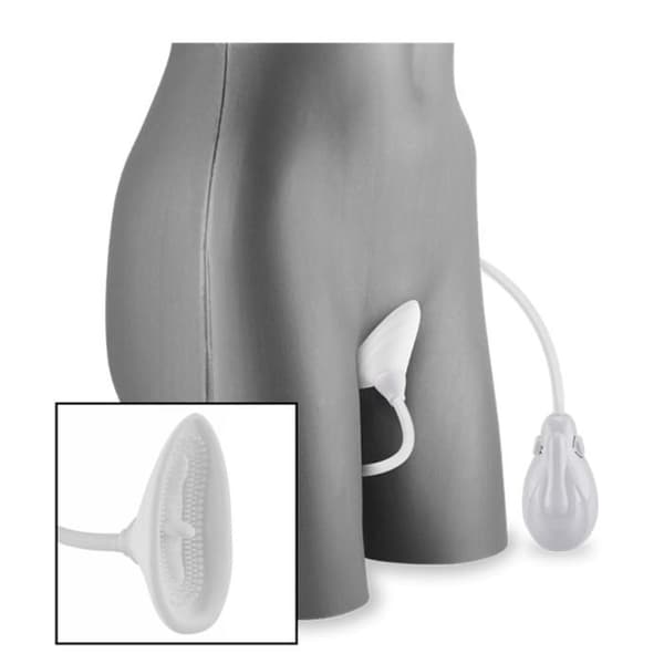 Klibbat klitorispump med vibration