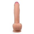 Miniatyrbild 3 av 4: Hyperrealistisk dubbellagers silikondildo 29cm