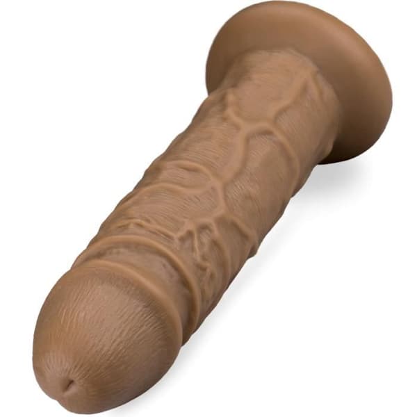 Dildo - XXL diameter - PVC - Instickslängd 22,5 cm - Sugkopp