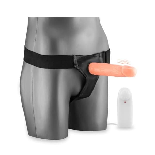 XL Diameter Vibrerande Sele Dildo