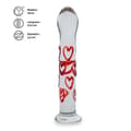 Miniatyrbild 2 av 4: Heart Bubble Glass Dildo - LOVE AND VIBES Crystal Collection