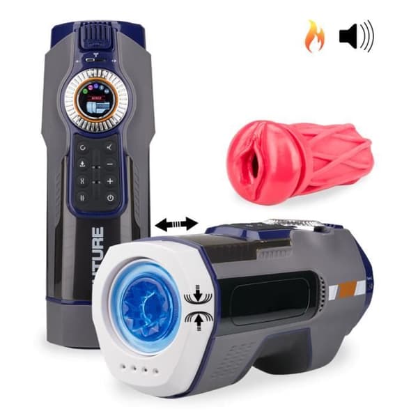 Future Pro 3 airbag uppvärmd push-pull onanist Svart