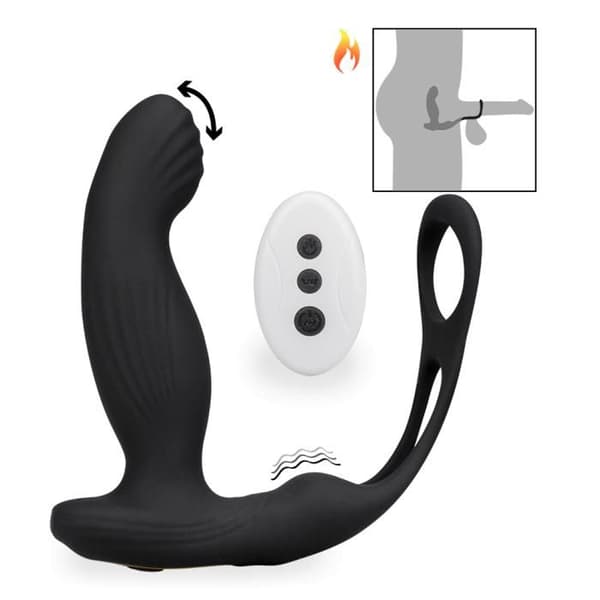 Prostatastimulator alla alternativ med cockringar Hubert