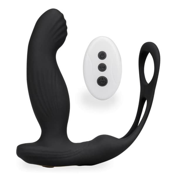 Prostatastimulator alla alternativ med cockringar Hubert