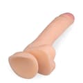 Miniatyrbild 6 av 6: 21CM lång XL ledad dildo med sugkopp